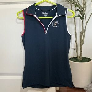 Walter Hagen Walter Hagen P11 Fashion Sleeveless Polo - Navy